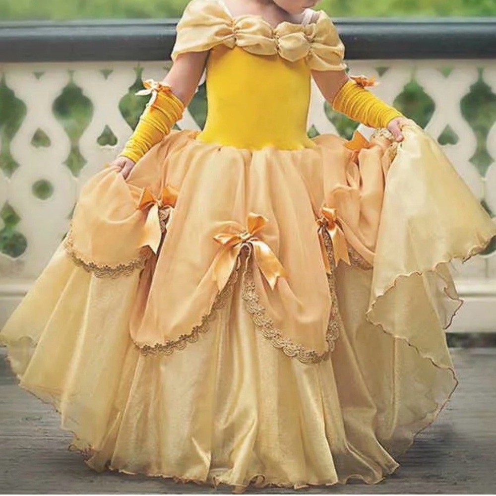 Princess Belle Yellow and Gold Costume